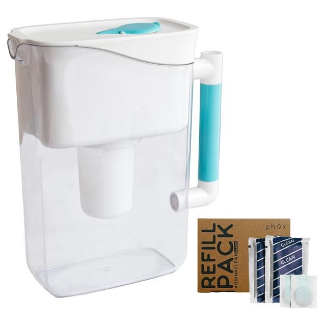 Phox Water Wave 2.8L vannfilterkanne og 3 måneders rent filterpakke