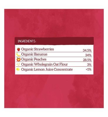 Piccolo Strawberry Banana Peach 100g