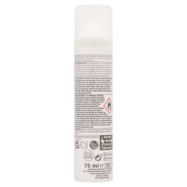Pick &amp;amp; Mix Colour Hair Spray Silver 75ml