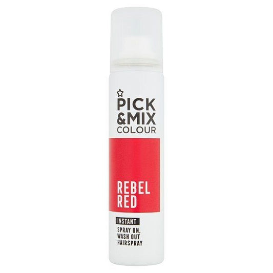 Pick & Mix Temporary Hair Colour Spray Black 75ml