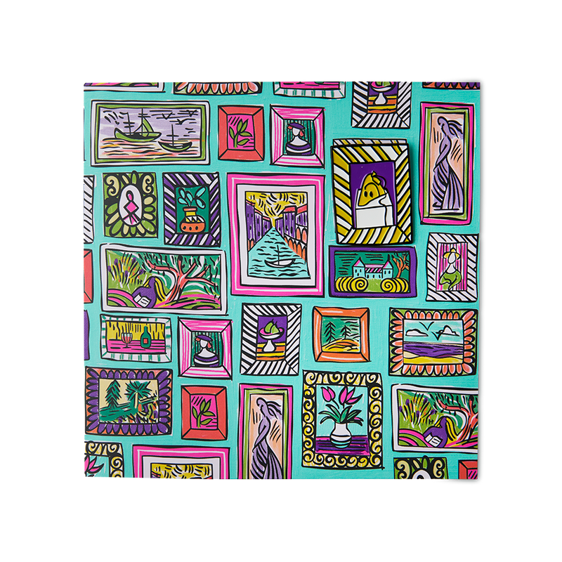 Lush Pictures For You greetings card with pin badge, UK version