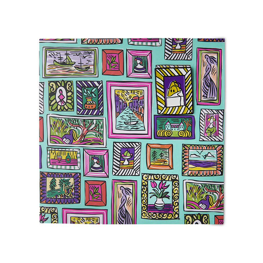 Lush Pictures For You greetings card with pin badge, UK version