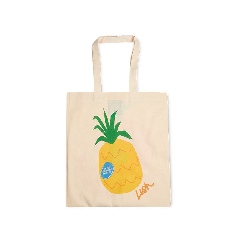Lush pineapple tote bag 40cm x 35.5cm - British product