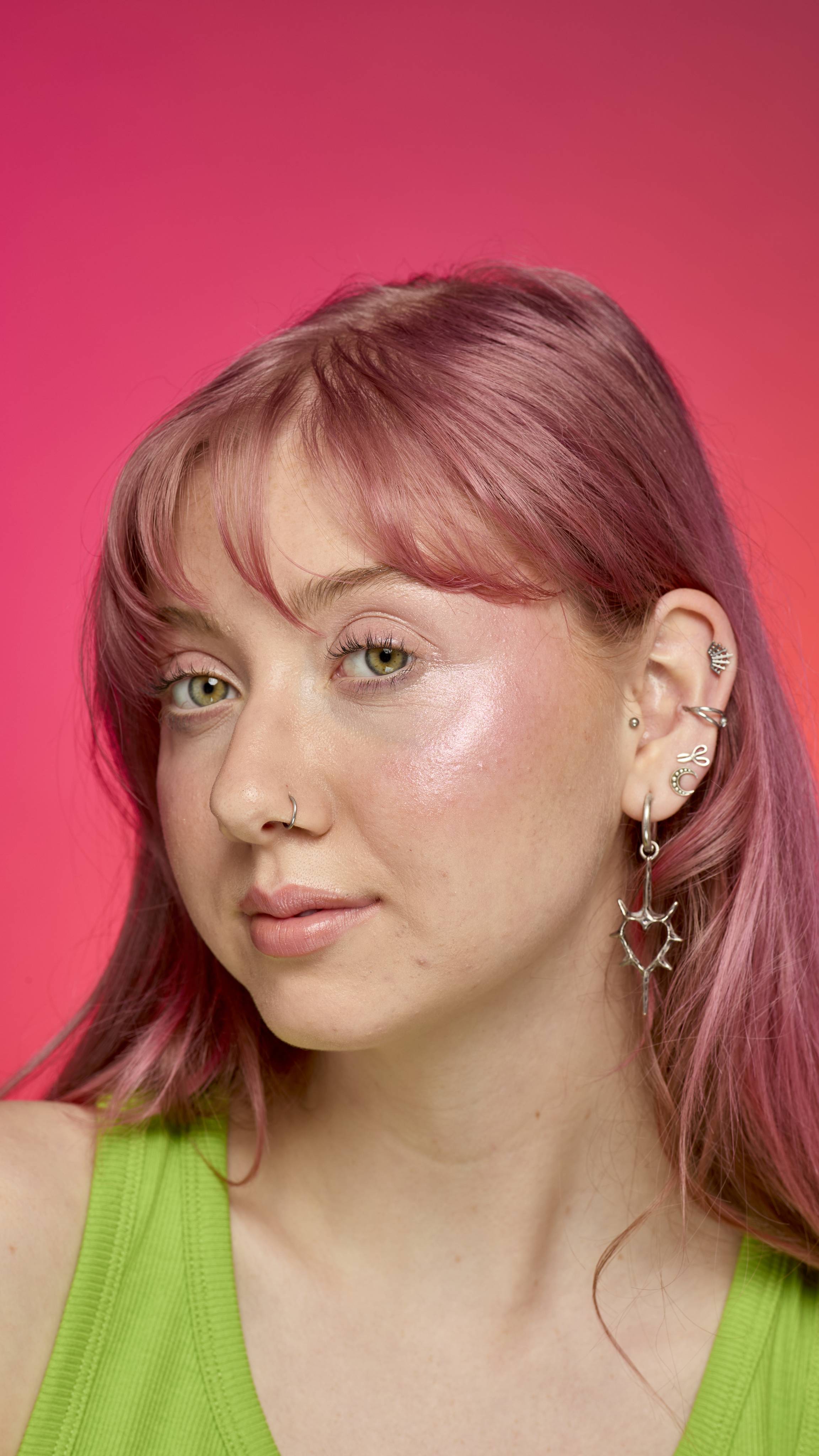 Lush Pink Glow Stick highlighter in sheer baby pink, UK version