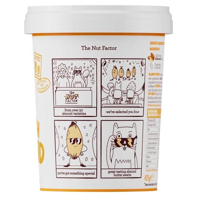 Pip &amp;amp; Nut Smooth Almond Butter   425g