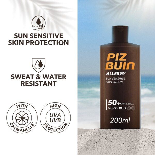PIZ BUIN&amp;reg; Allergy Sun Sensitive Skin Lotion SPF 50+ 200ml