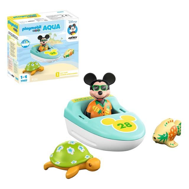 Playmobil 71417 1.2.3 AQUA &amp;amp; Disney Mickey's Boat Tour