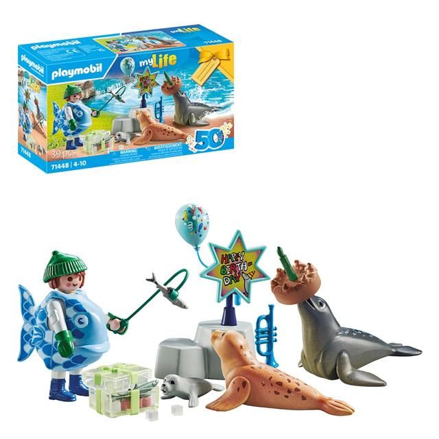 ערכת מתנה של PLAYMOBIL 71448 My Life Keeper with Animals