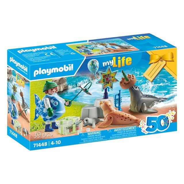 ערכת מתנה של PLAYMOBIL 71448 My Life Keeper with Animals
