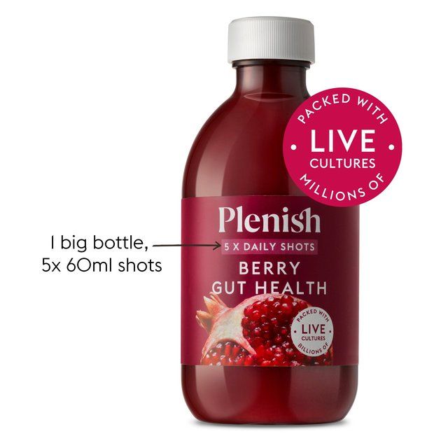 Plenish Berry Gut Health Doseringsflaske 5x Shots 300ml