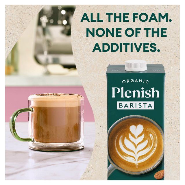 Plenish Organic Almond Barista Milk Long Life   1L