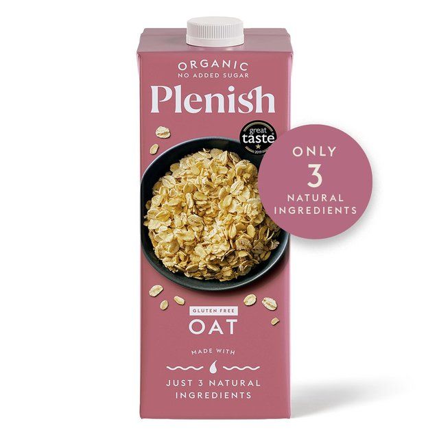 Plenish Organic Gluten Free Oat Drink Long Life   1L