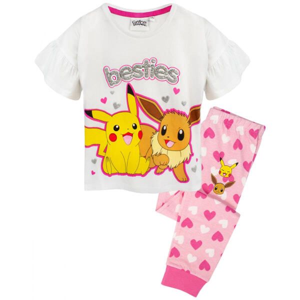 Pokemon Girls Besties hosszú pizsama szett (11-12 év)