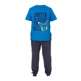 Pokemon Mens Gotta Catch Em All Long Pyjama Set (XL)