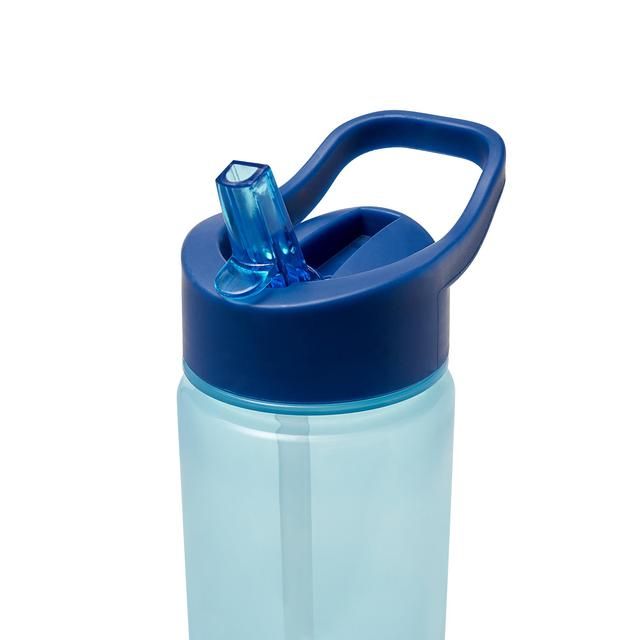 Polar Gear אישית AZ מדבקה בקבוק מים עם קש 600 מ"ל חיל הים