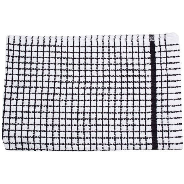 Poli-dri Cotton Tea Towel Black 70cm