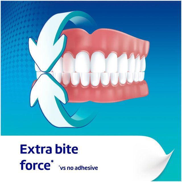 Poligrip Denture Adhesive Fixative Cream Flavour Free All-Day Hold   40g