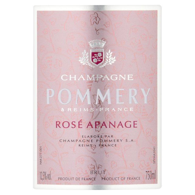 Pommery Apanage Rose Champagne NV   75cl