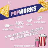 Popworks Sweet &amp;amp; Salty Multipack Popped Crisps   5 per pack