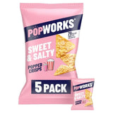 Popworks Sweet &amp;amp; Salty Multipack Popped Crisps   5 per pack