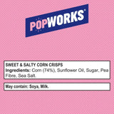 Popworks Sweet &amp;amp; Salty Multipack Popped Crisps   5 per pack