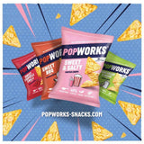 Popworks Sweet &amp;amp; Salty Multipack Popped Crisps   5 per pack