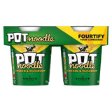 Pot Noodle 4 Pack Chicken &amp;amp; Mushroom   360g