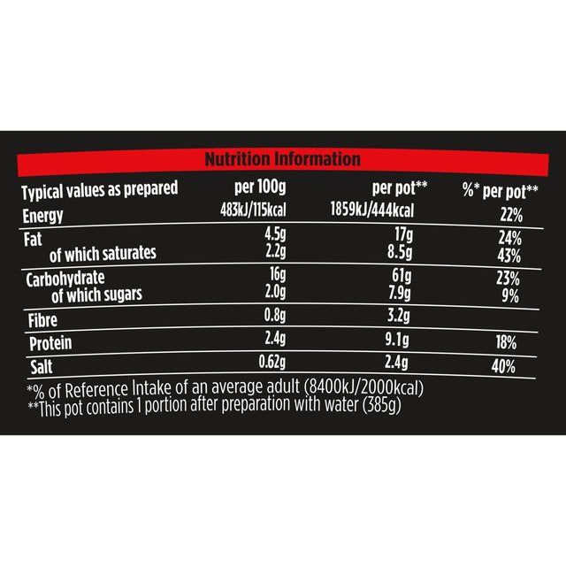Pot Noodle Fusions Chilli Chicken Instant Snack Noodle   100g