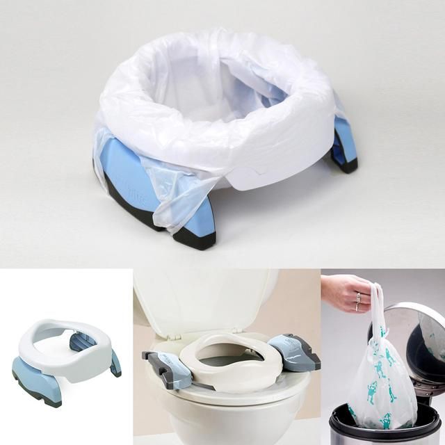 Potette Plus 2in1 Folding Portable Potty White