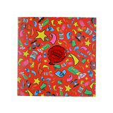 Lush Practical Joker greetings card with enamel pin - British product