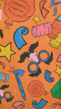 Lush Practical Joker lokta gift wrap 35cm x 35cm, UK version