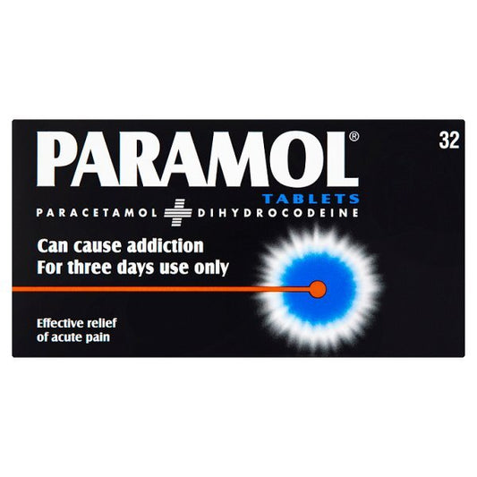Paramol Pain Relief Tablets 32s GOODS Superdrug   