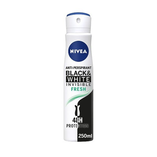 NIVEA Anti-Perspirant Deodorant Spray Black & White Fresh GOODS Superdrug   