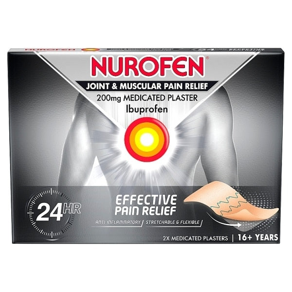 Nurofen Joint & Muscular Pain Relief Ibuprofen Plasters 2s GOODS Superdrug   