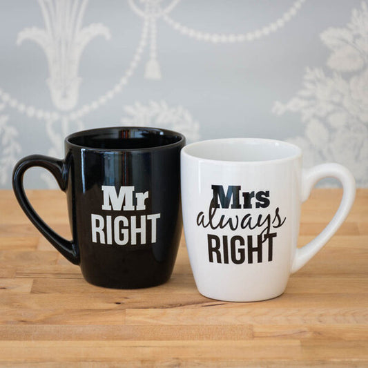 #Winning Mr and Mrs Always Right Mug Set GOODS Superdrug   