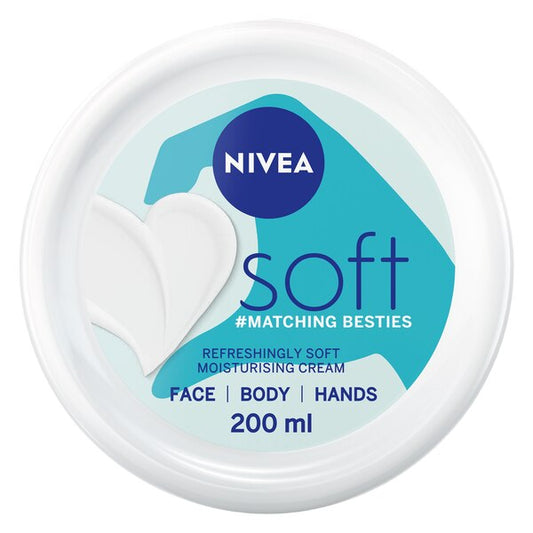 Nivea Soft Matching Besties Moisturiser Cream 200Ml GOODS Superdrug   