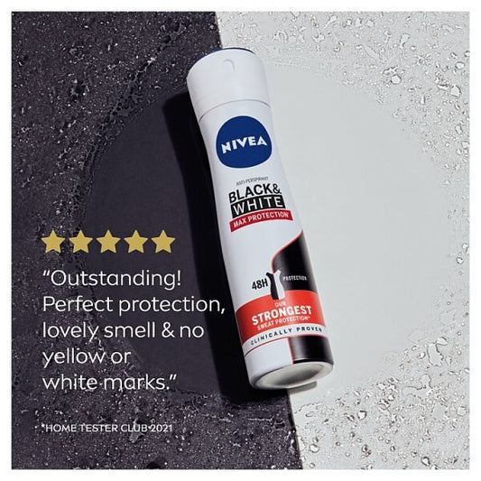 Nivea Black & White Max Protection Anti-Perspirant 48H GOODS Superdrug   