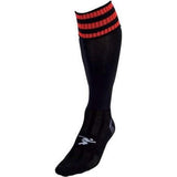 Precision Kids Pro Football Socks (3-6) Black/Red / 1EA