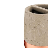 Premier Housewares Toothbrush Holder Neptune Copper and Concrete