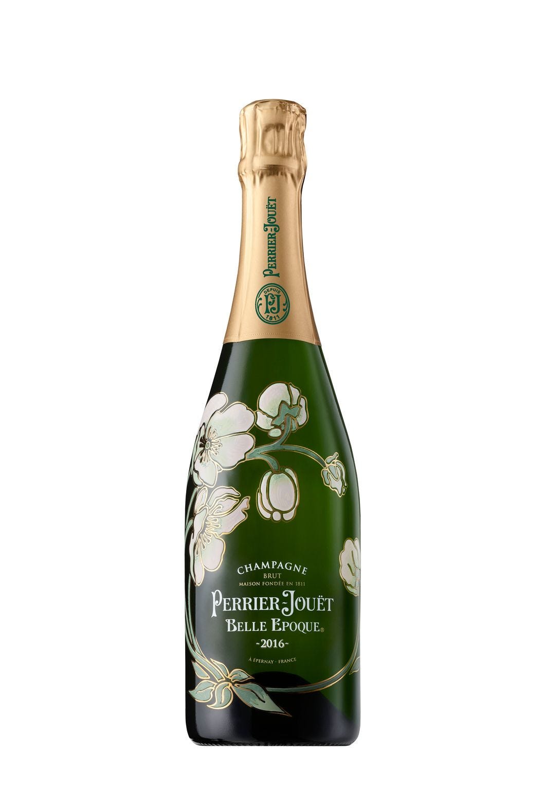 Perrier-Jouët Belle Epoque Champagne 75cl, imported from the UK