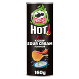 Pringles Hot Kickin Sour Cream Flavour 160g