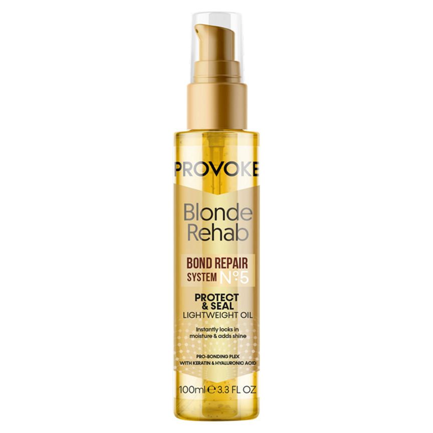 PRO:VOKE Blonde Rehab Bond Repair System No5 Protect &amp;amp; Seal Lightweight Oil