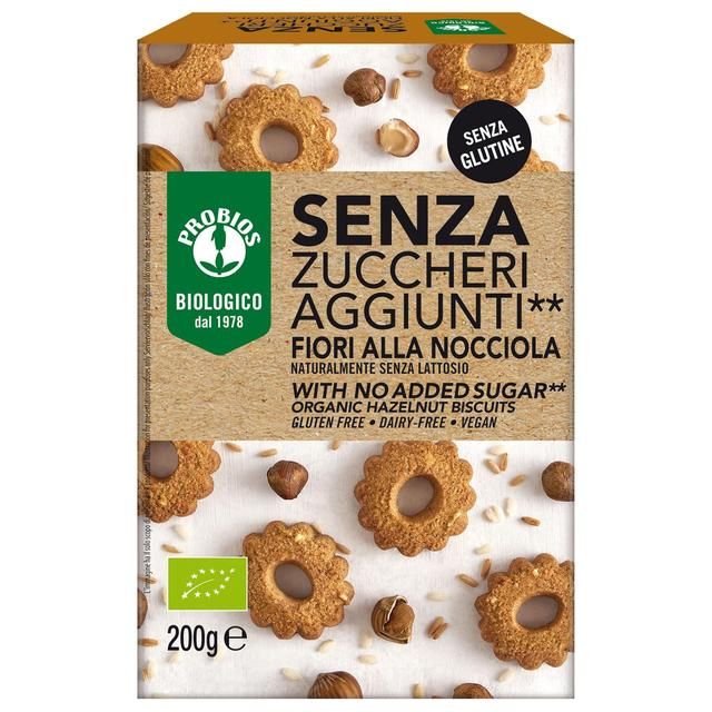 Probios Hazelnut Biscuits Gluten Free &amp;amp; No Added Sugar   200g