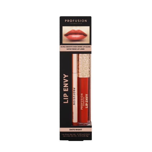 Profusion Cosmetics Lip Envy Gloss &amp;amp; Liner |Crystal Clear Date Night