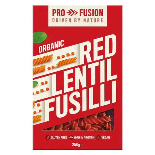 Profusion Organic Protein Red Lentil Fusilli   250g