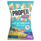Properchips Salt &amp;amp; Vinegar Lentil Chips   20g
