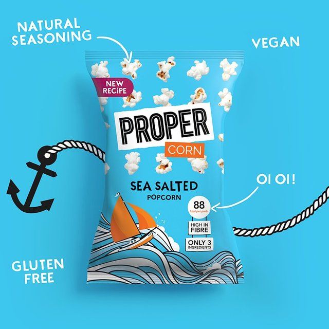 Propercorn Popcorn Lett Havsaltet 20g