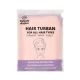 Protecht Dryplus Super Absorbent Dry Plus Hair Turban White Gossamer Pink