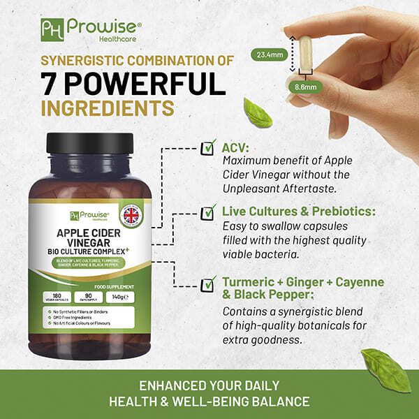 Prowise Apple Cider Vinegar Complex 1300mg 180 capsules