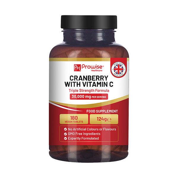 Prowise Cranberry 30,000mg with Vitamin C 180 Tablets